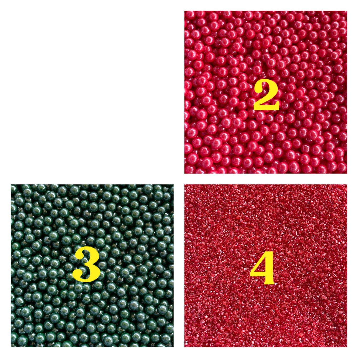 Edible Christmas Sprinkles Lot ( 100/g )
