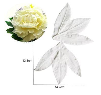 Leaf Petal Silicone Mold Set/ 2 pieces 