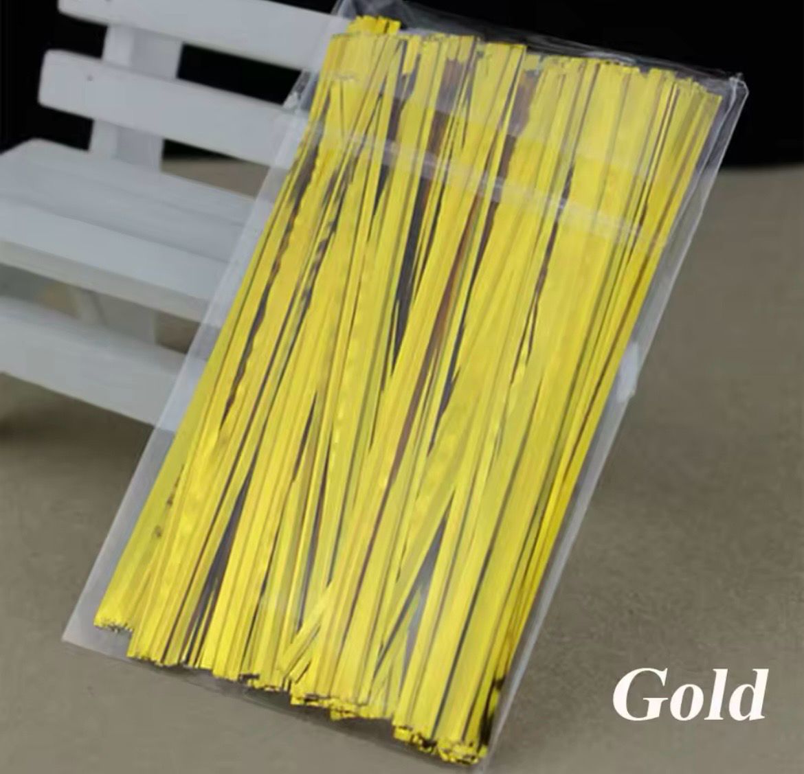 Gold Twist Wires   Lot/ 100 pieces 