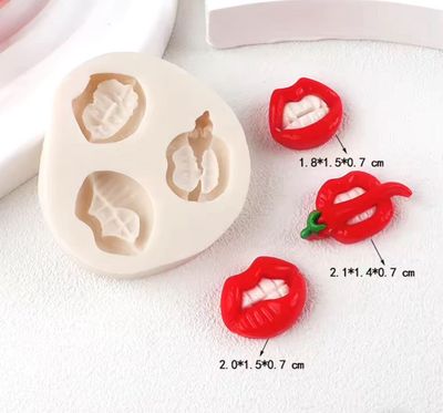 Valentine Lips  Silicone Mold