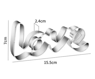 Love Shape Cookie Cutter