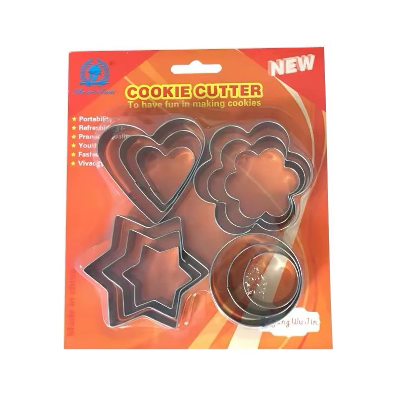 Stainless Steel 12/Piece Cookie Cutter Set