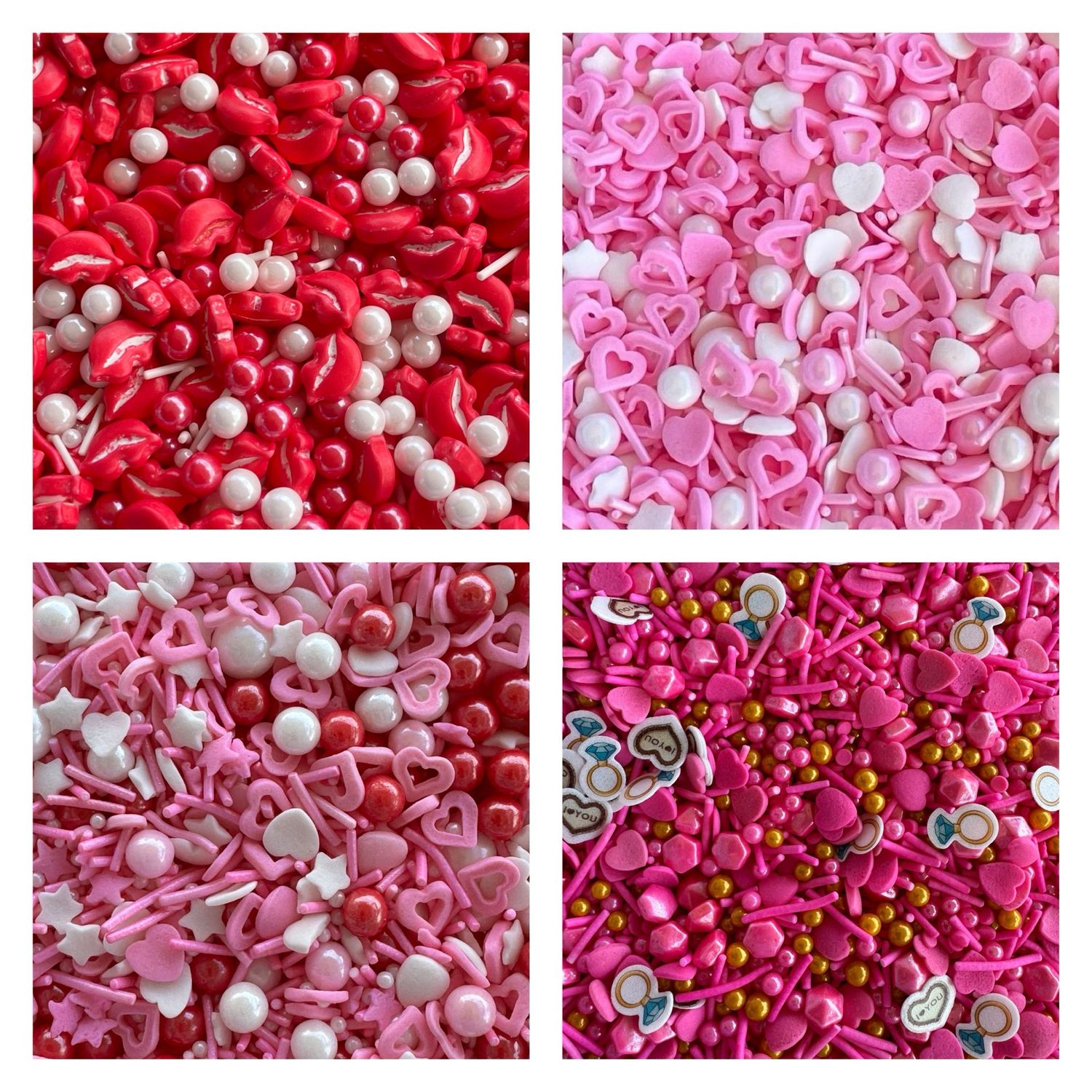 Edible Valentine Sprinkles ( 100/g )