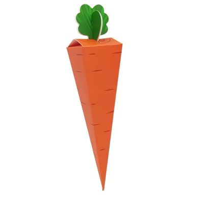 Orange Carrot Candy Box Lot/ 50 pieces 