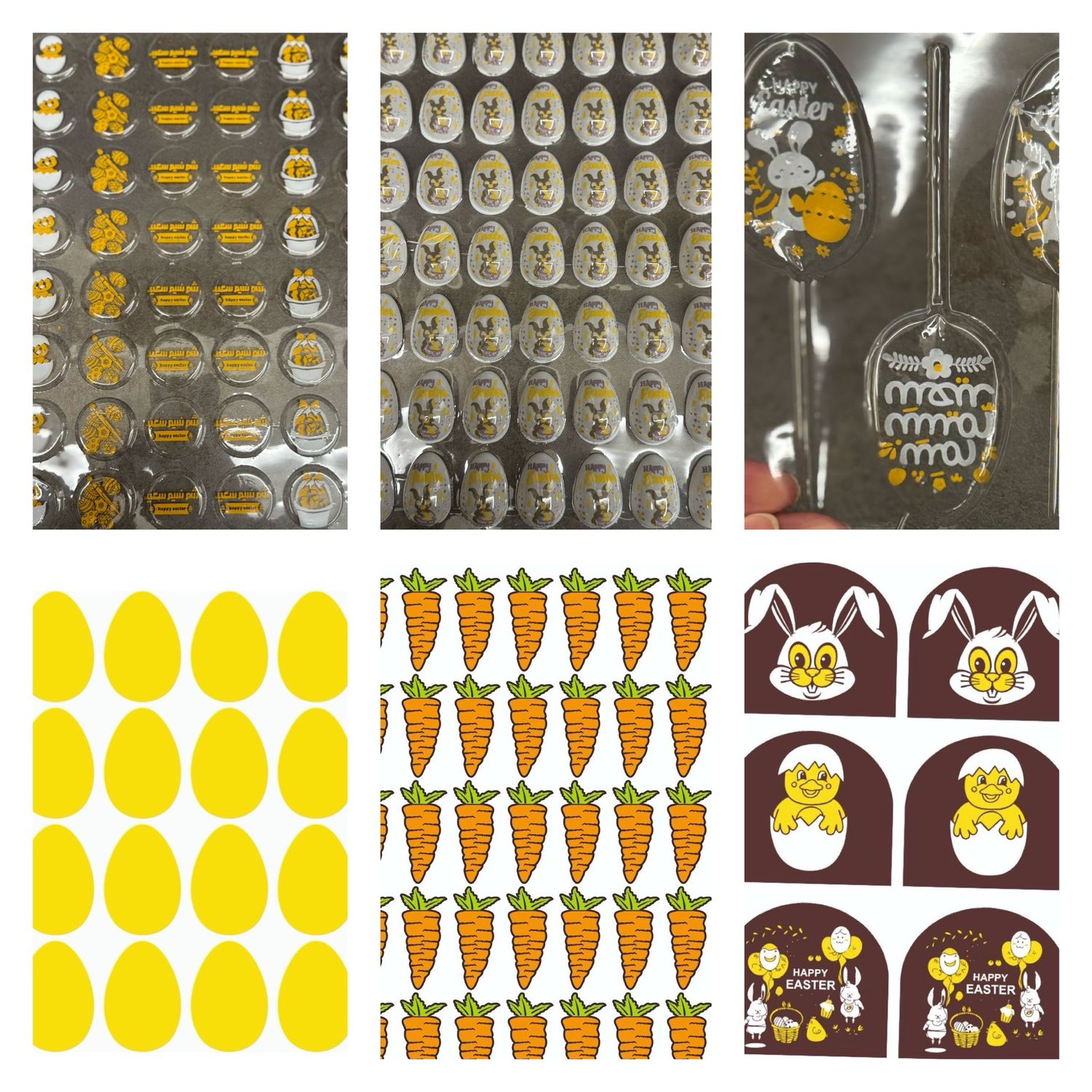 Easter Chocolate Transfer Sheets
