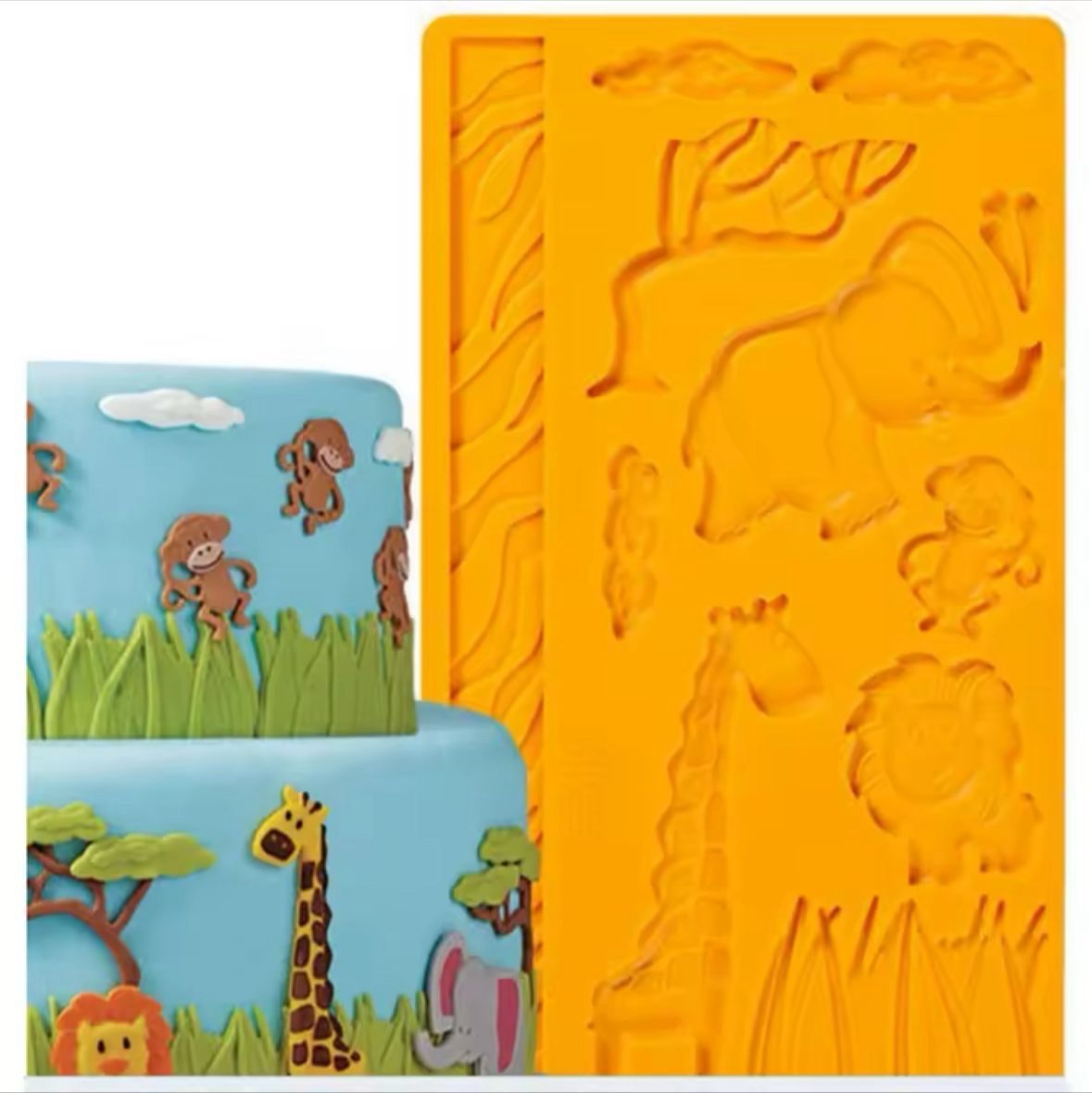 Animal, jungle, zoo mold 