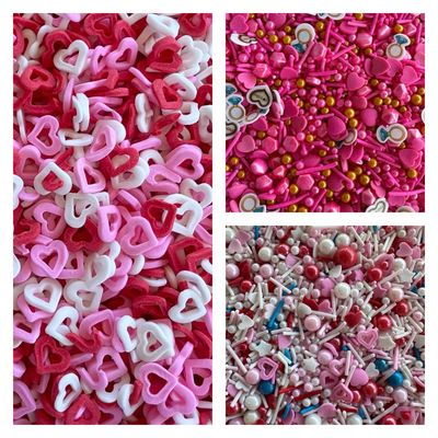 Edible Valentine Sprinkles ( 100/g )