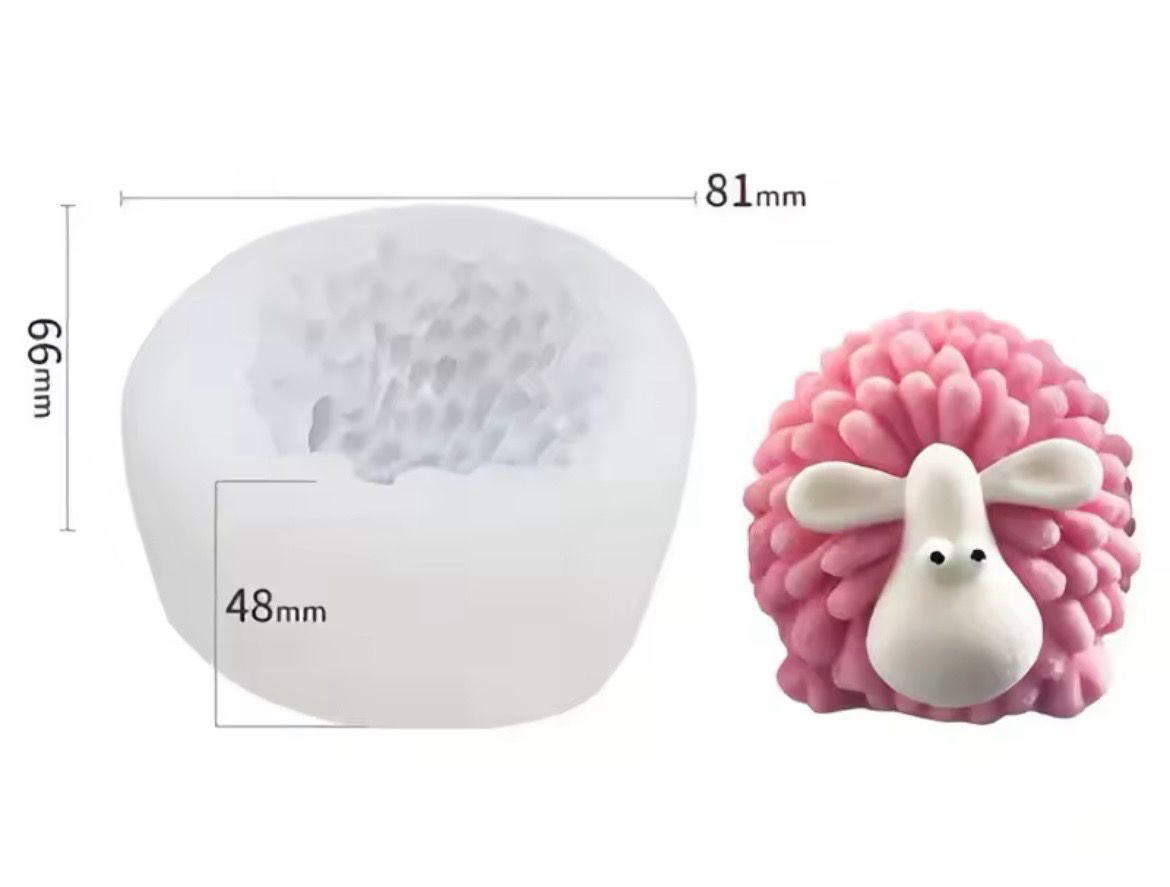 3D Sheep Silicone Mold 