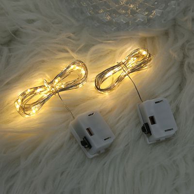 Flashing Warm Light 2meter 20 lights 3 options fast / Slow / always on