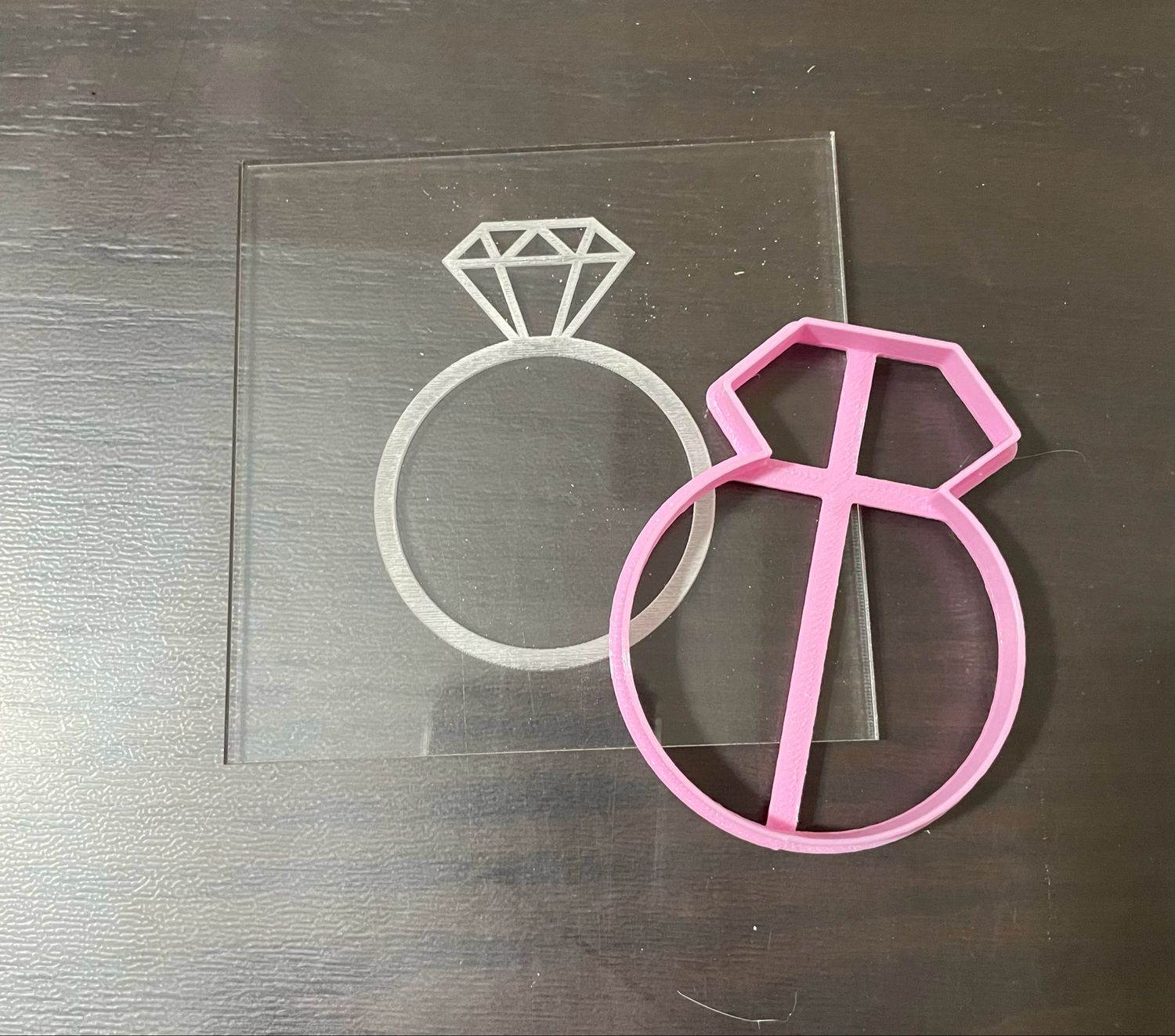 Wedding Ring Cookie Cutter + Stamp