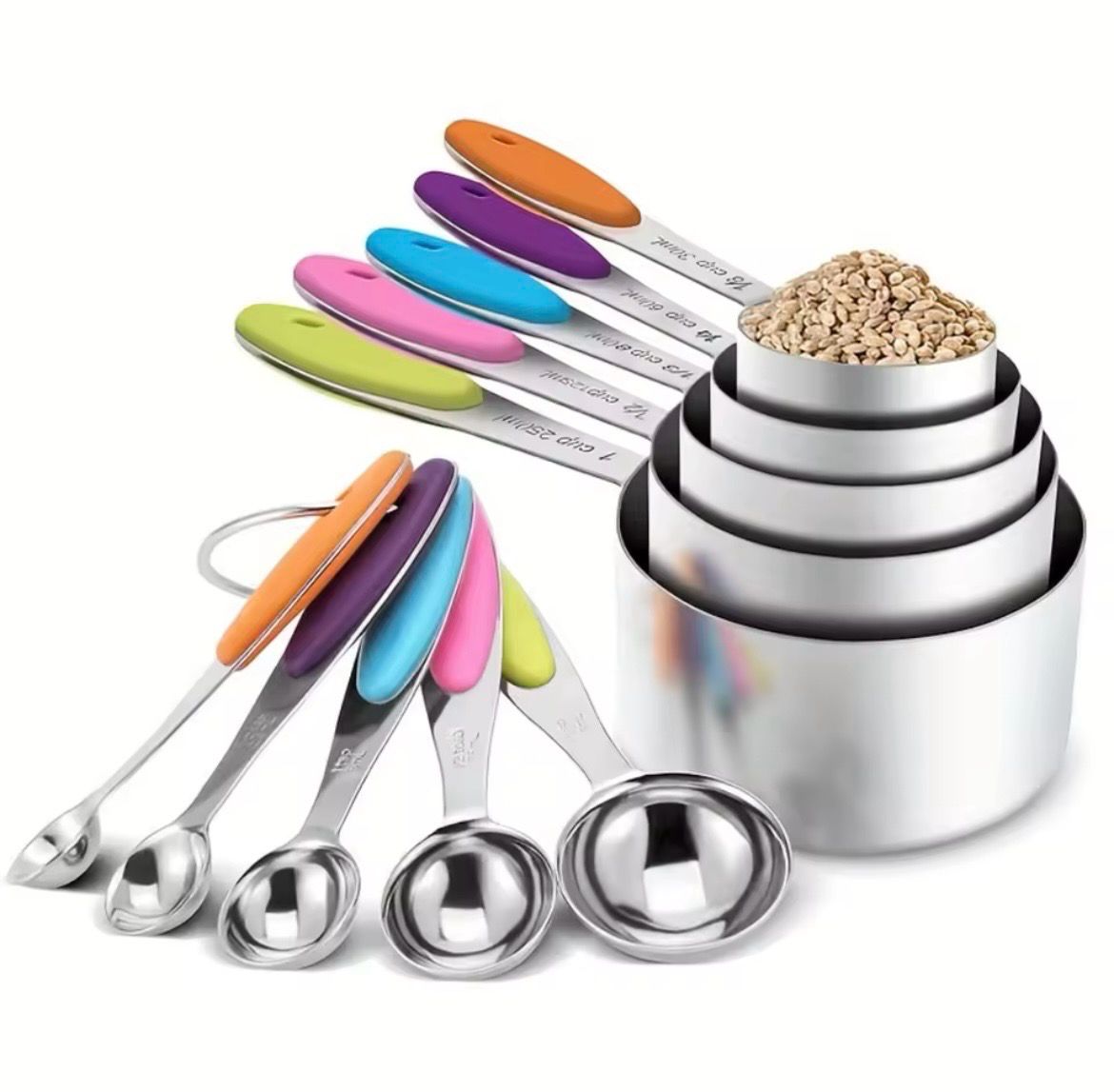 Ultimate Kitchen Measuring Spoons Set / 10 pieces 