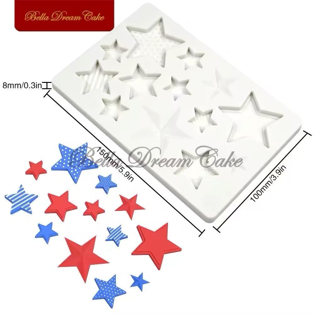 Stars Silicone Mold 