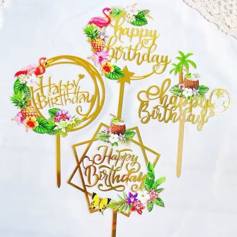 Happy Birthday Cake Topper