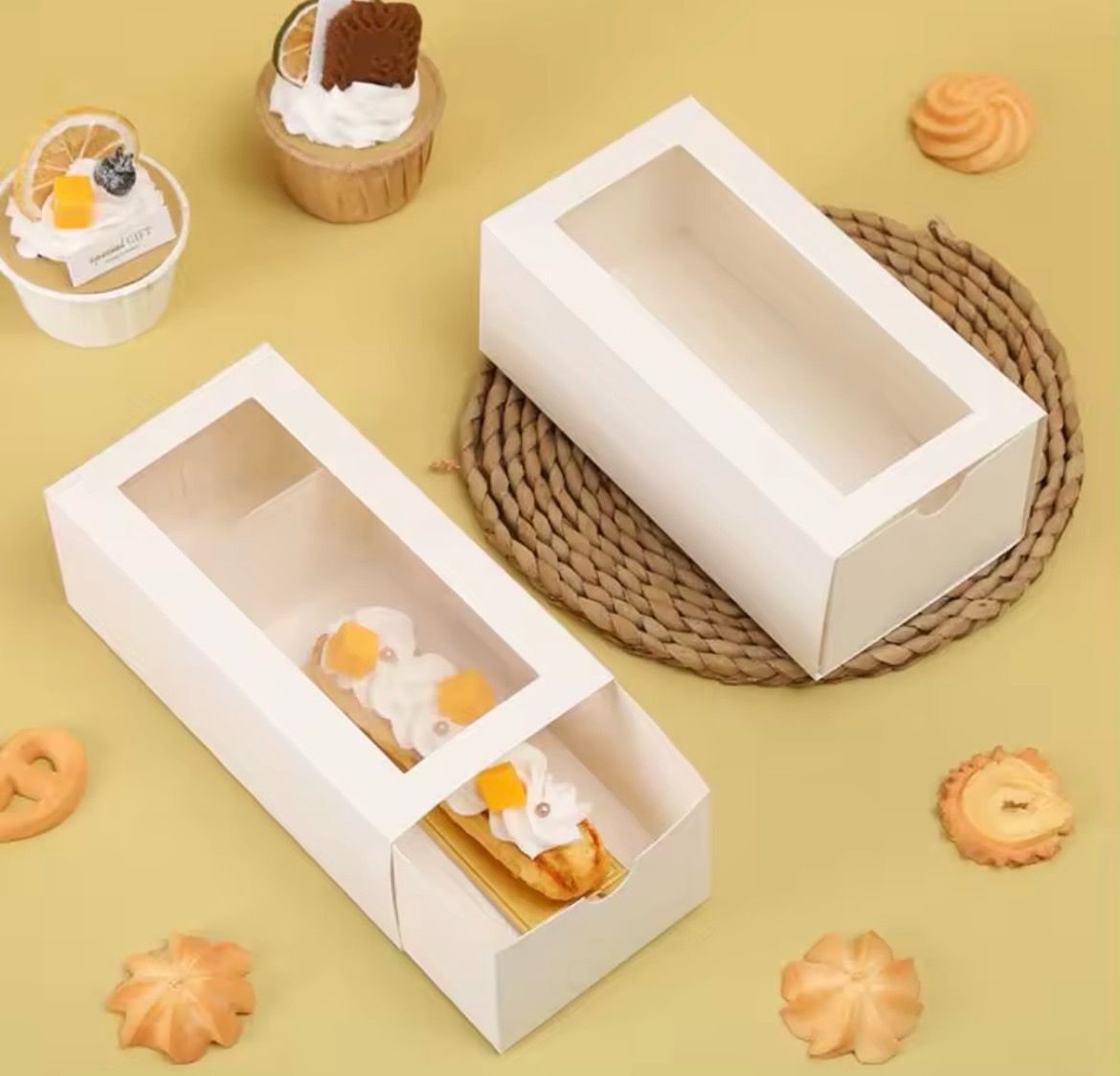 Cookies Window Slide Opening Box Lot/ 10 boxes 