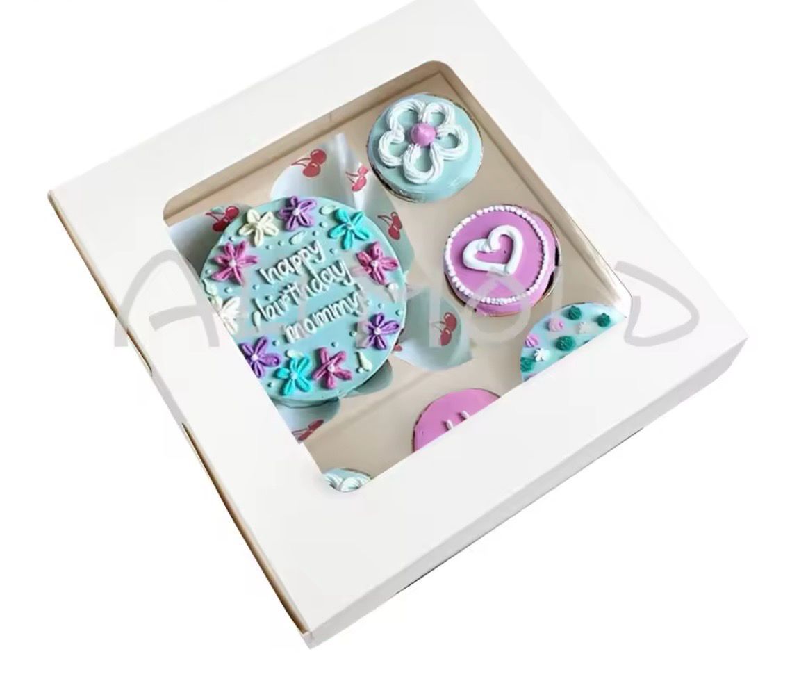 Window 5 Cupcakes &amp; Bento Cake Lot/ 5 Boxes 
