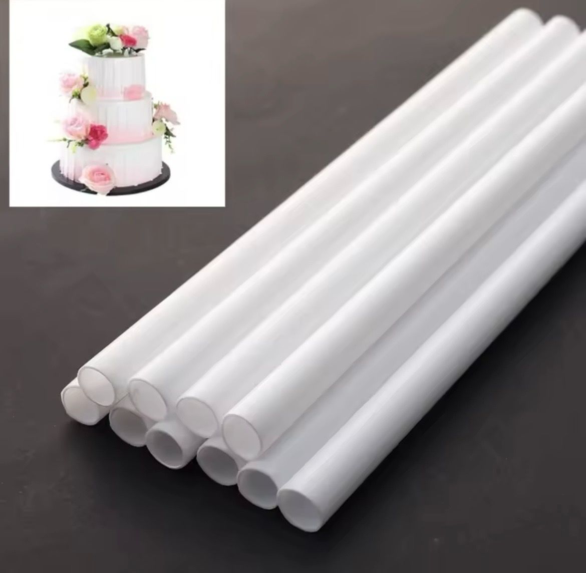 Cake dowels, Support Rods  Lot/ 10 piece