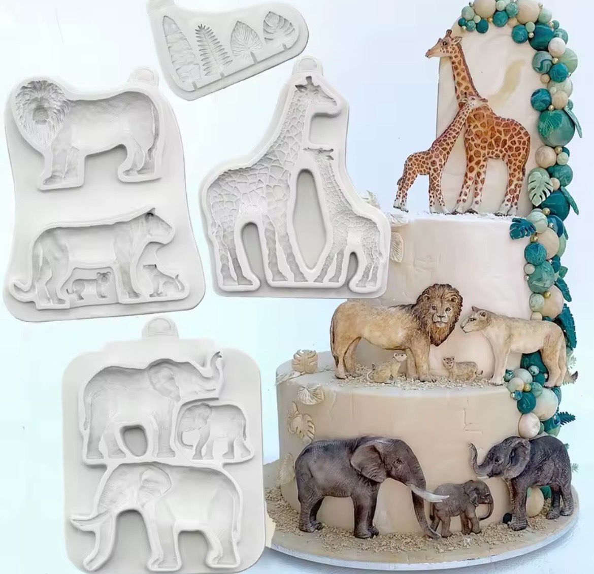 Wild Animal Silicone Mold