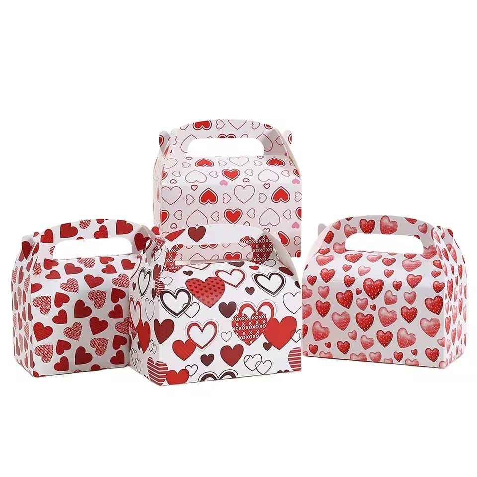Valentine Gift Boxes Mixed 4 Designs Lot / 12 Boxes 