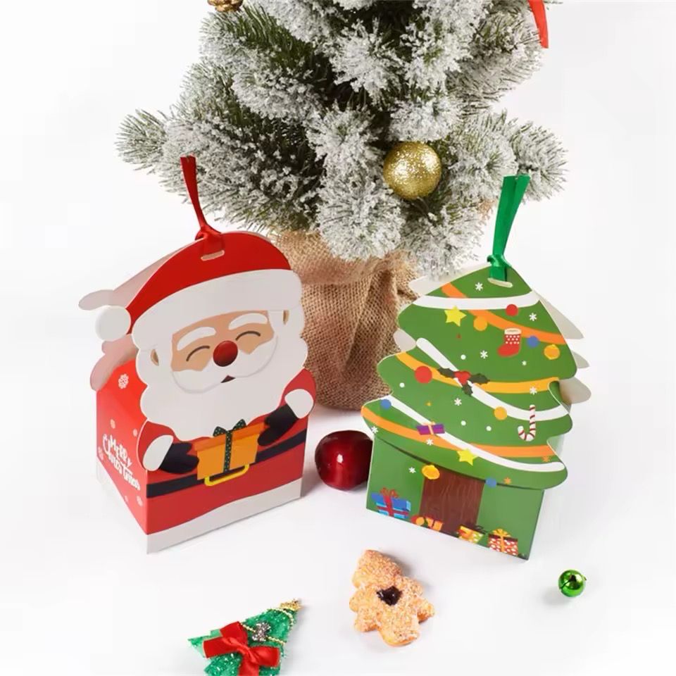 Christmas Gift Box ( ribbon included ) Lot / 10 Box 