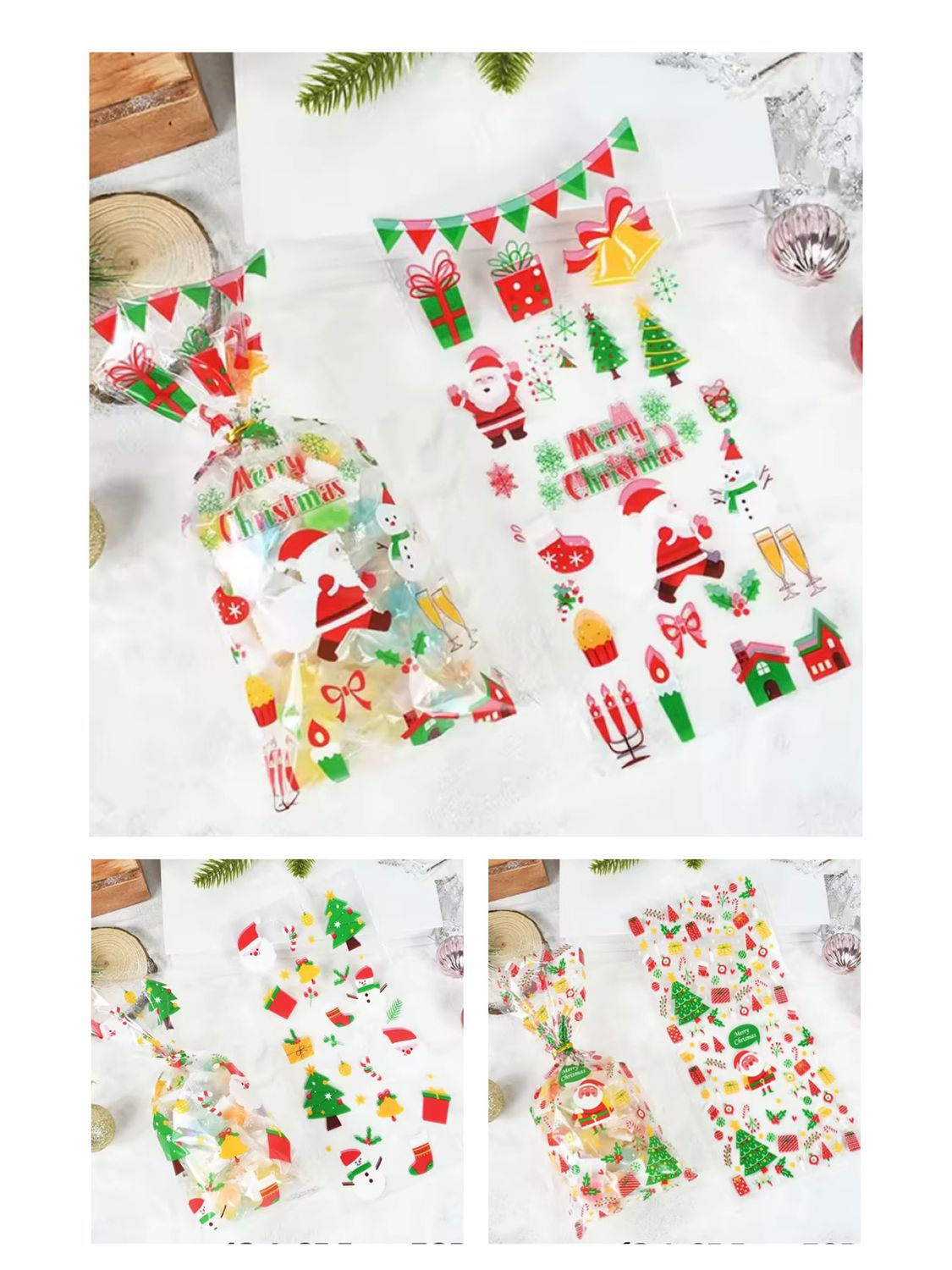 Christmas Candy Bags Lot/50 Bags