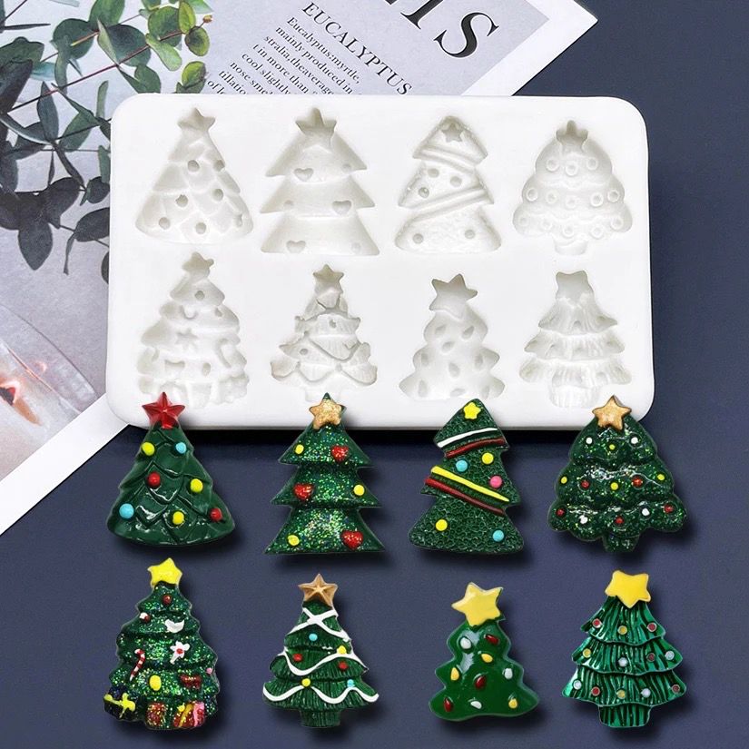Christmas Mini Trees Silicone Mold