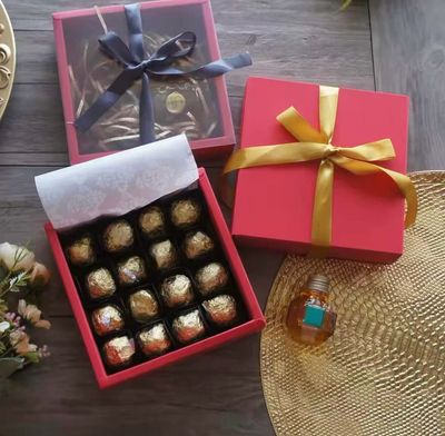 16 Cavity Transparent Cover Chocolate Box Lot/ 10 Box 