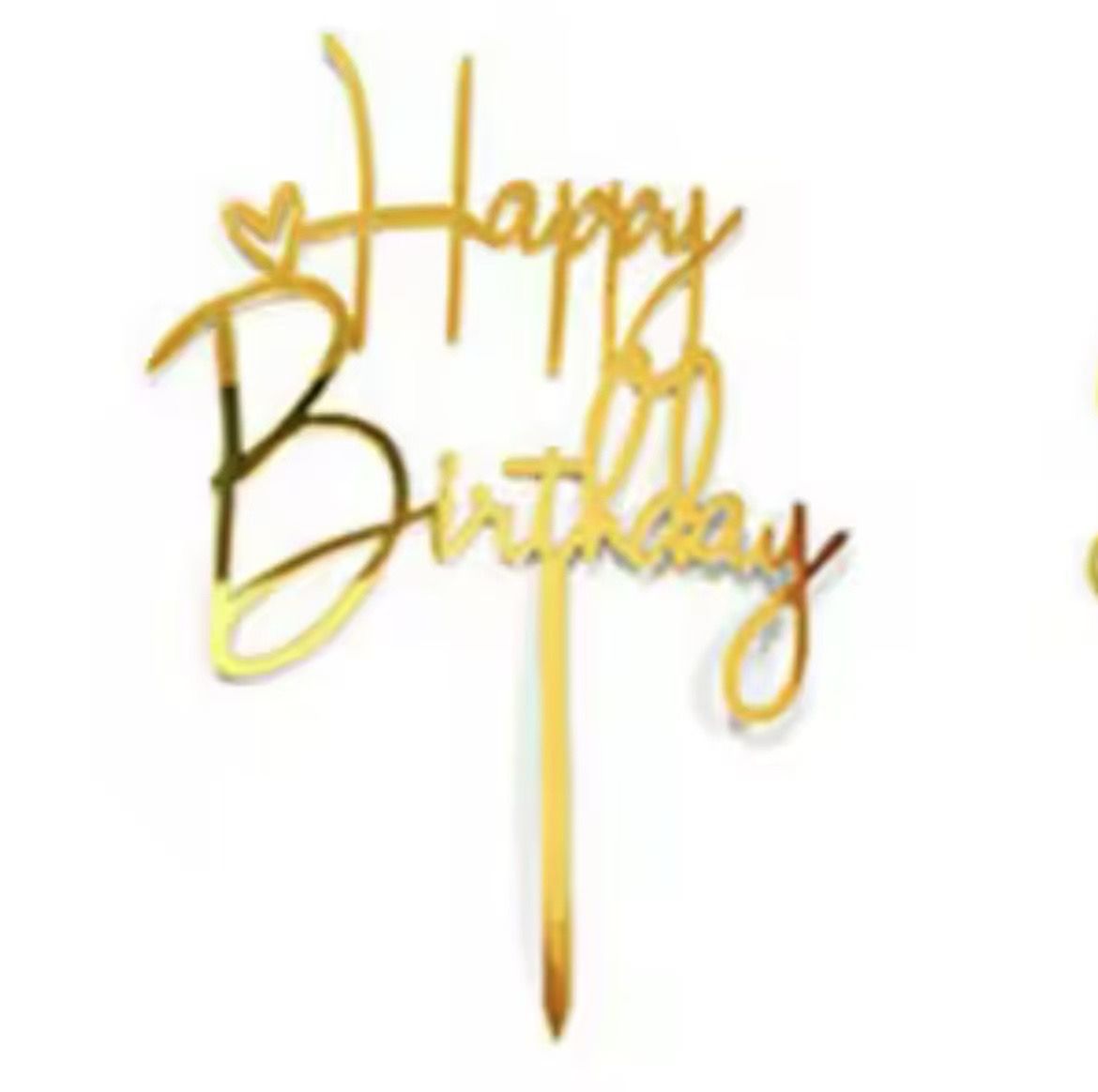 Happy Anniversary Cake Topper