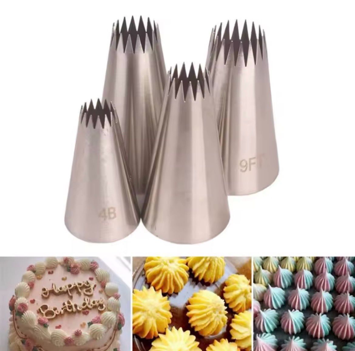 Stainless Steel Nozzles Set/ 4 pieces 