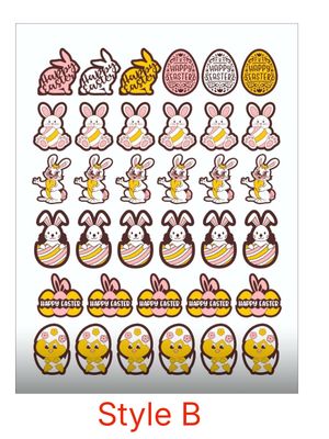 Easter Chocolate Transfer Sheets