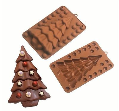 Christmas Tree Chocolate Silicone Mold 
