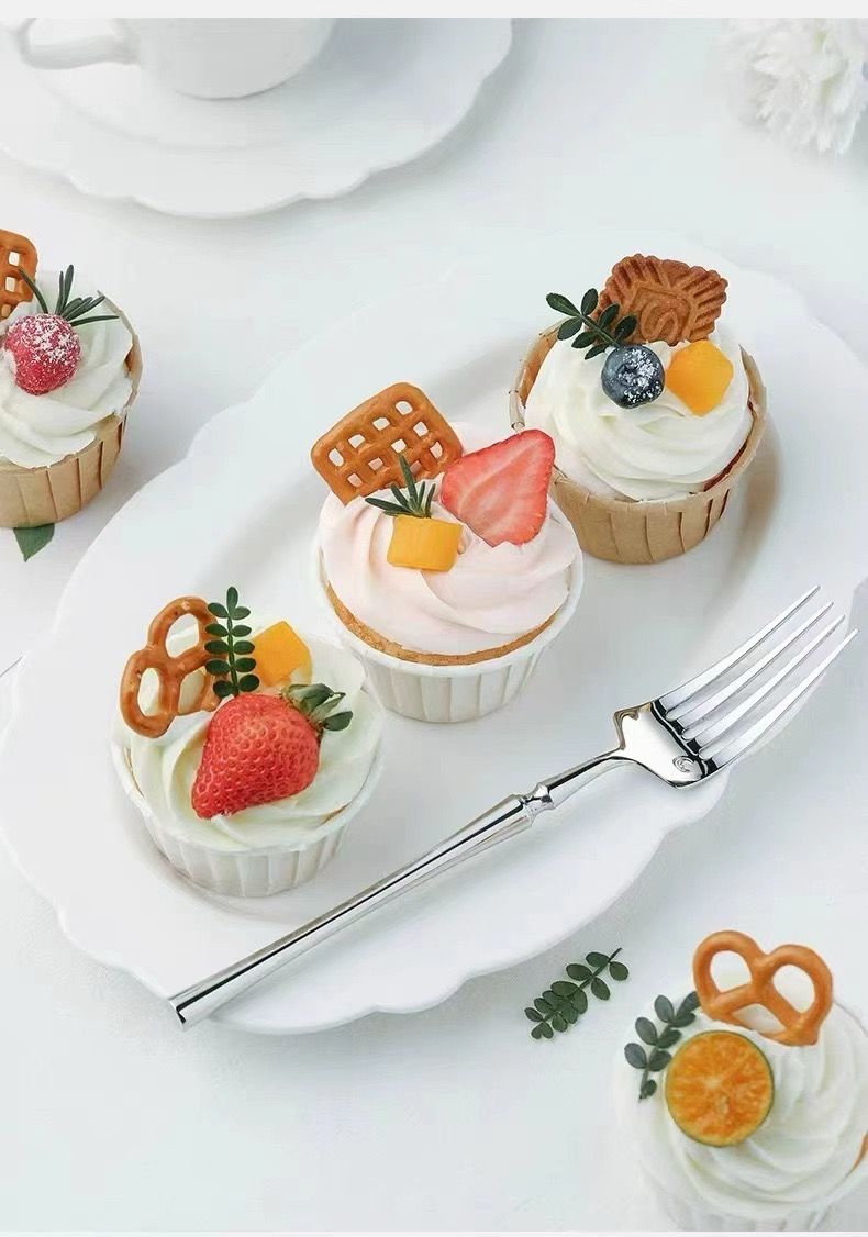 Large Greased Proof Cupcake Liners Lot/ 50 pieces 