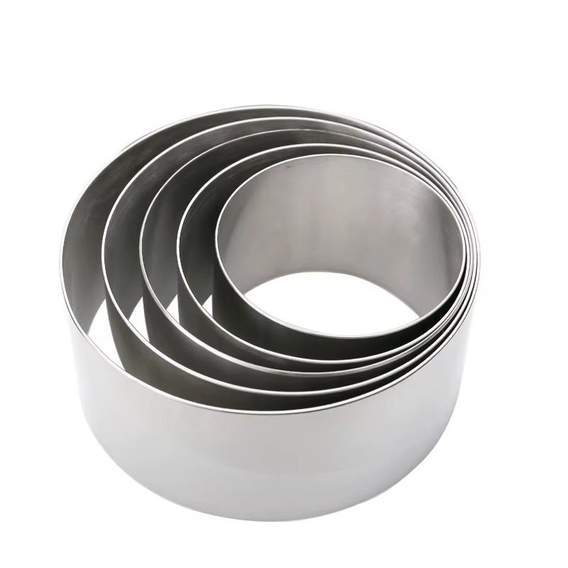 Stainless Steel Round Cutters 5piece/Set 6/7/8/9/10 cm 