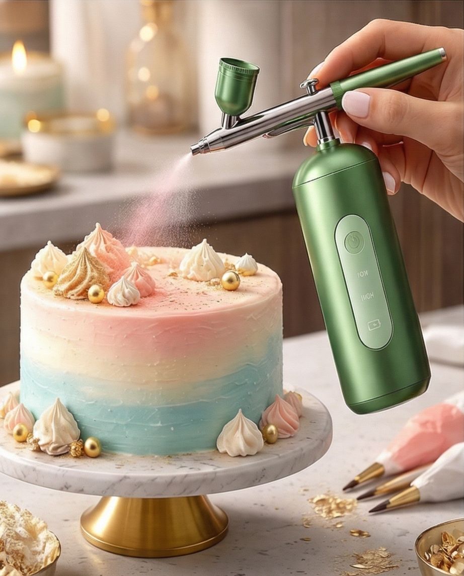 Wireless/Rechargeable  Airbrush For Decorating Your Cakes And More