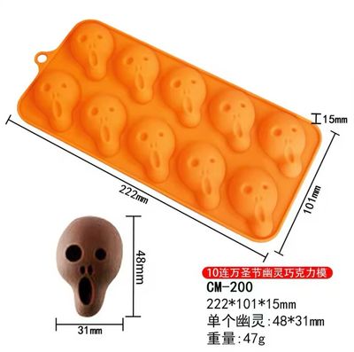 Halloween Faces Silicone Mold 