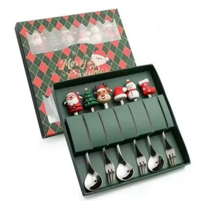Christmas Spoon+Fork Gift Set 