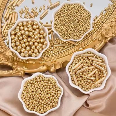 Edible Metalic Gold Sprinkles ( 100/g )