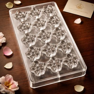 18 Cavity Flower Shape Polycarbonate 