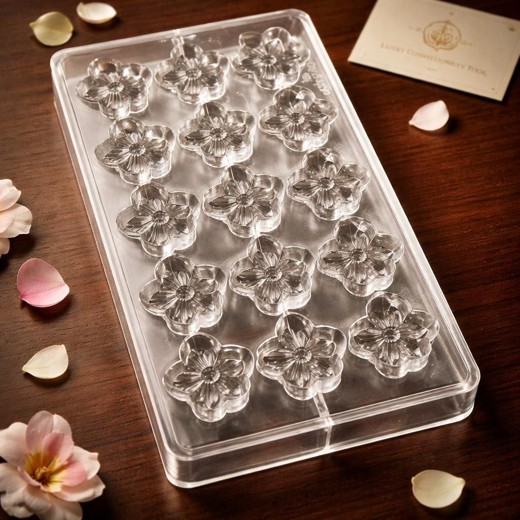 18 Cavity Flower Shape Polycarbonate 