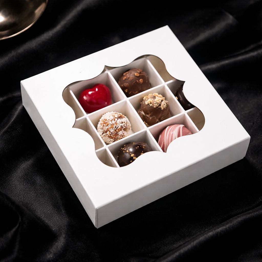 16 Grid Chocolate Box 15*15*3.5cm Lot/ 10 Box 