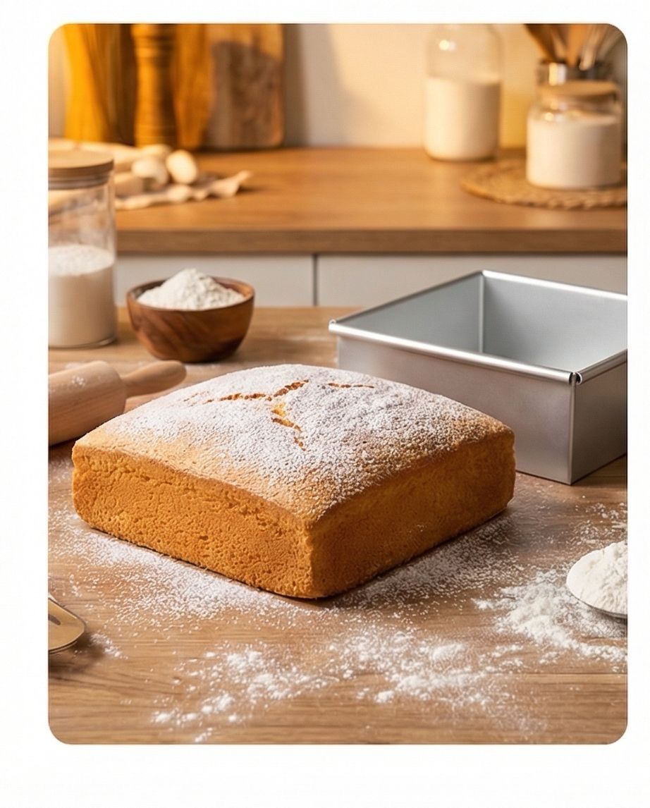 Aluminium Alloy Non Stick Fixed Bottom  Square Cake Pan 