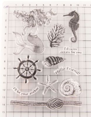Sea Stamp Sheet + Plexi Board