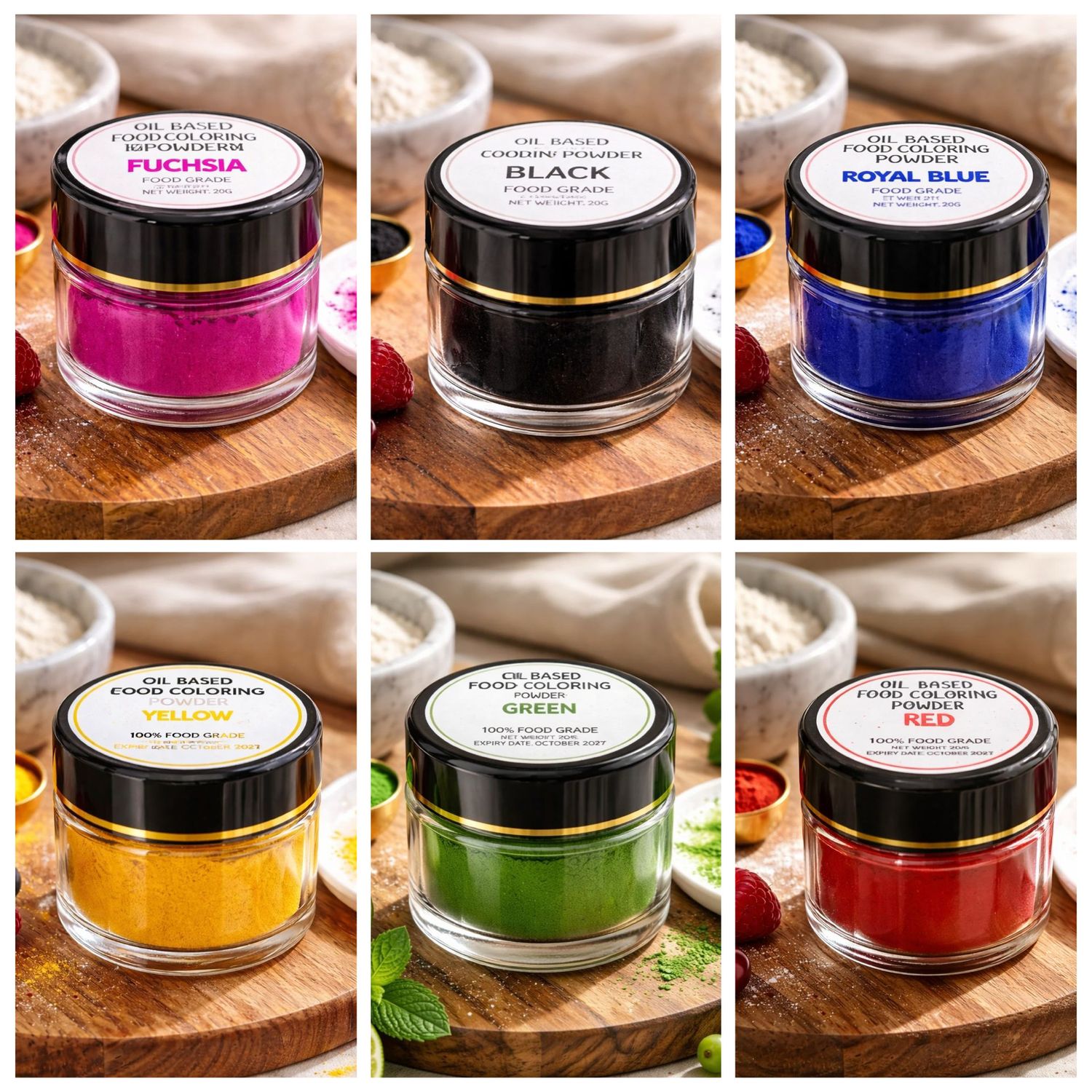 Red  Oil Based Powder For Chocolate Coloring 