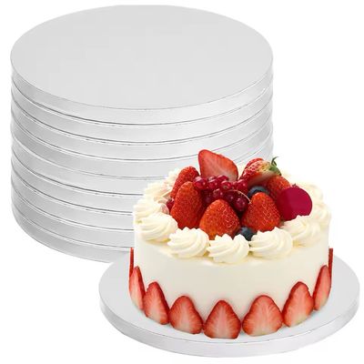 Corrugated Round Cake Board ( White ) 15/20/25/30/35/40/45/50cm( 1.2cm thickness )