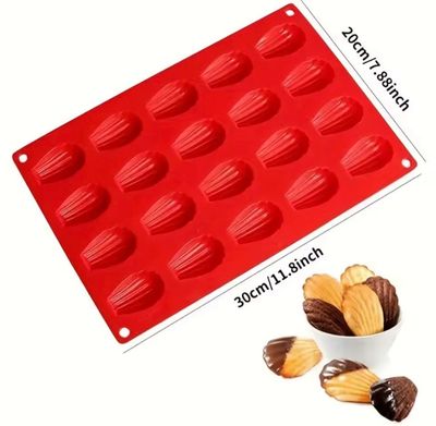 Madeleine Silicone Mold 9 Cavity 