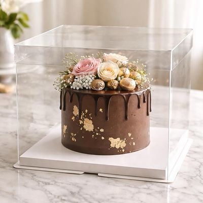 Transparent Cake Box ( 17*17*20cm ) Lot/ 3 Box 