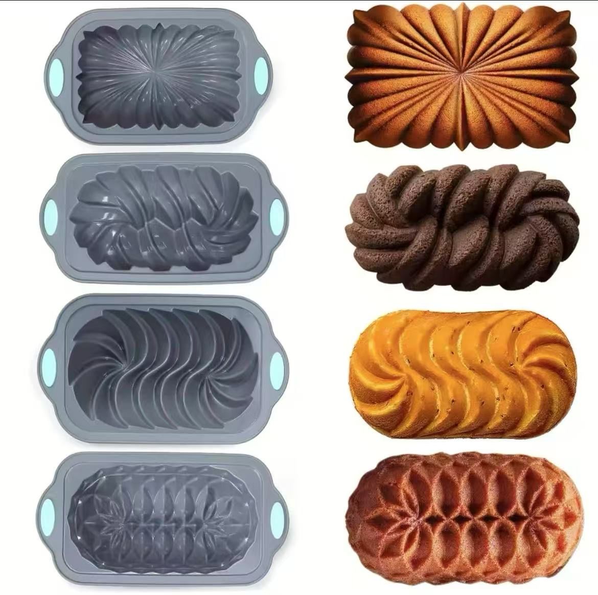 Classic Swirl Cake Silicone Mold 