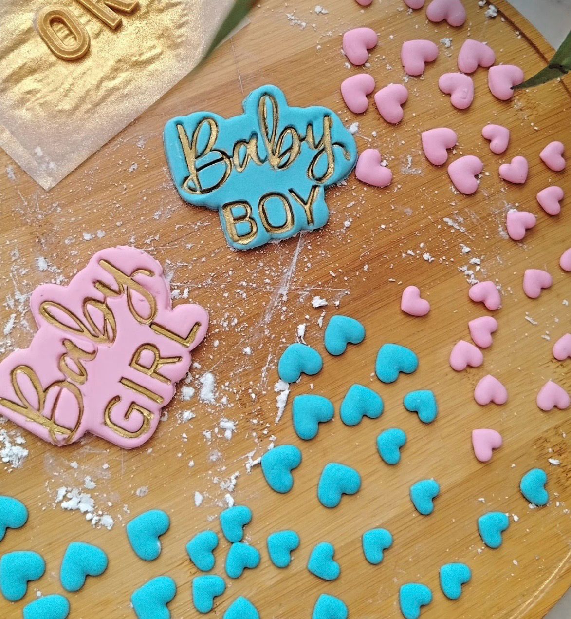 Baby Boy / Baby Girl Set/ Stamp &amp; Cutter