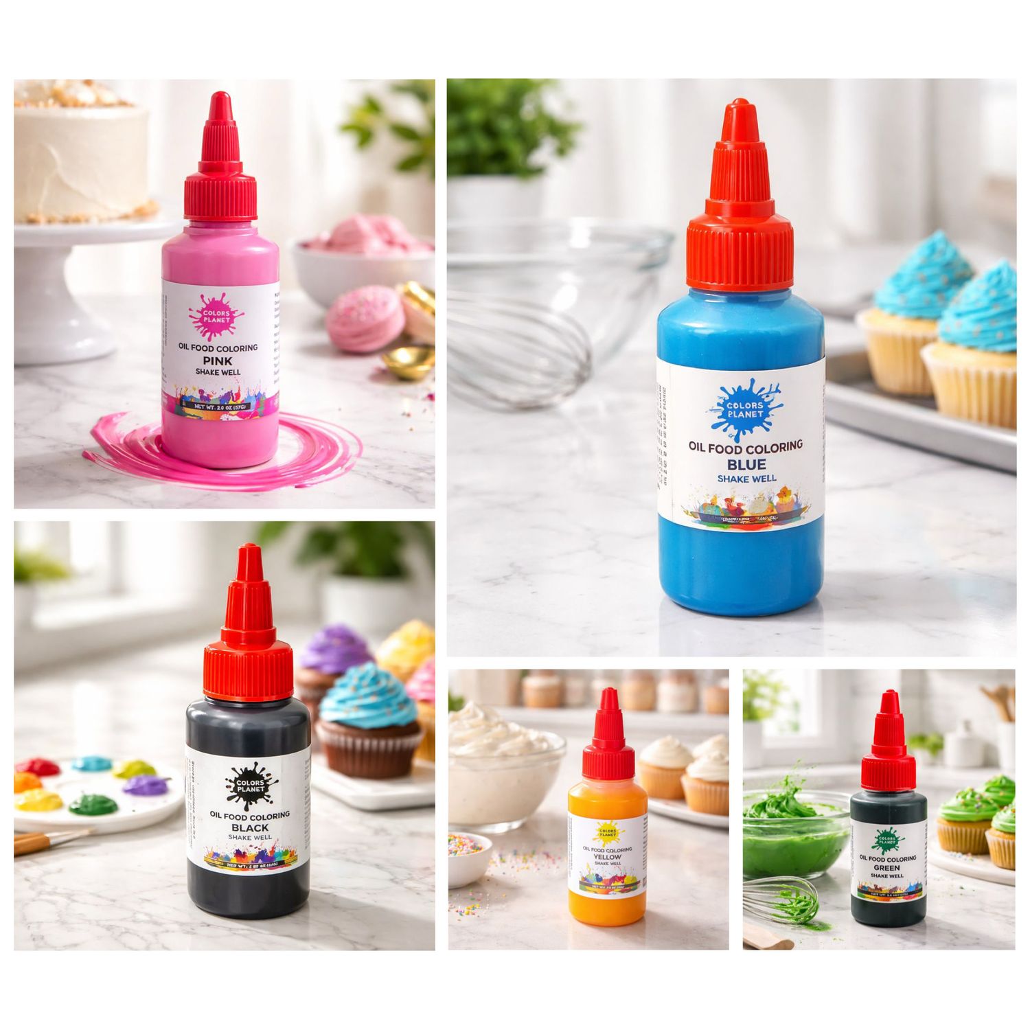 Edible Oil Based Colors ( 57/g ) 