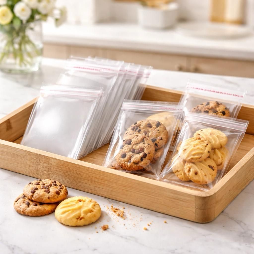 Transparent Self-Adhesive Plastic Bag Lot / 100