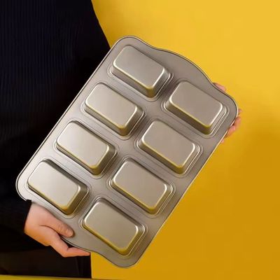 8 Cavity Carbon Steel Loaf Pan 